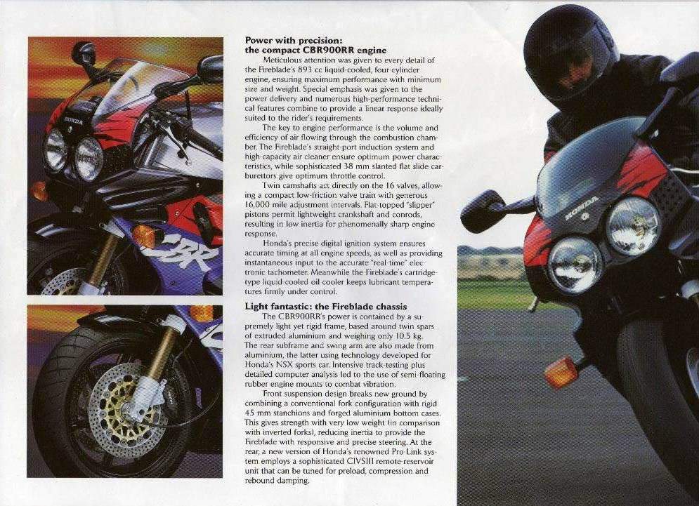 1993 Honda CBR 900RR Fireblade